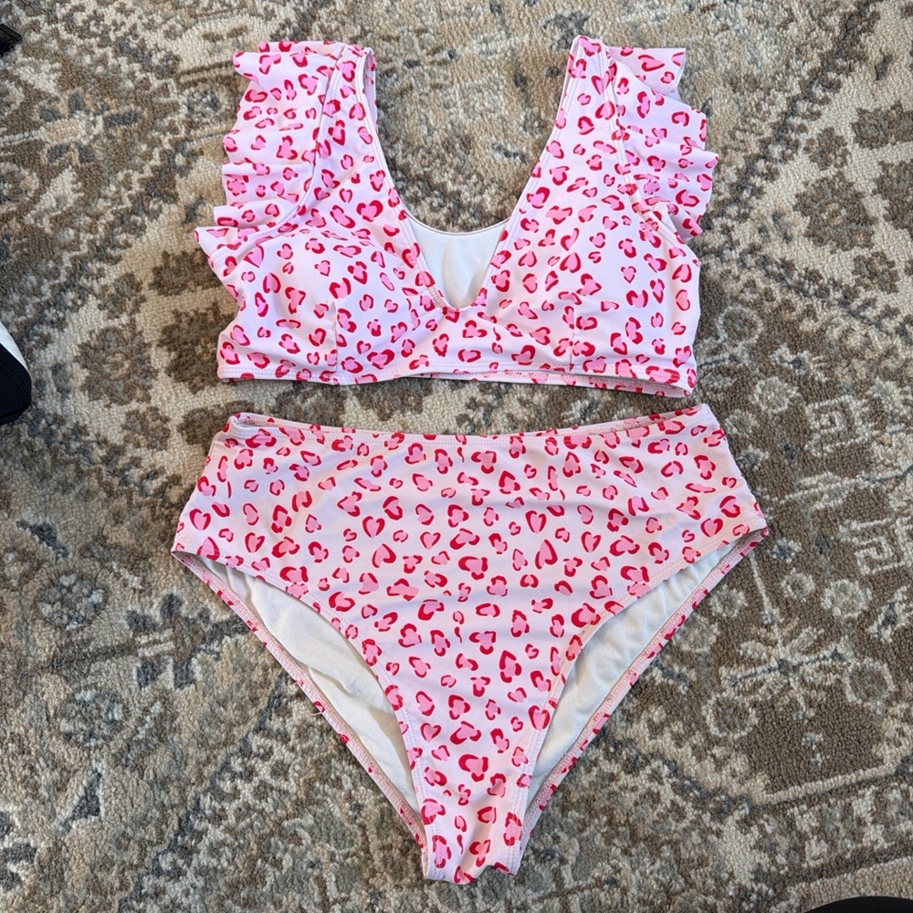 Pink Leopard Bikini